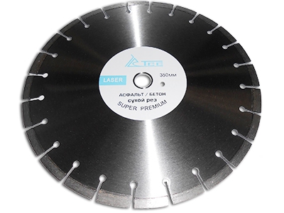 Алмазный диск Д-450 мм, сухой рез (ТСС, super premium)