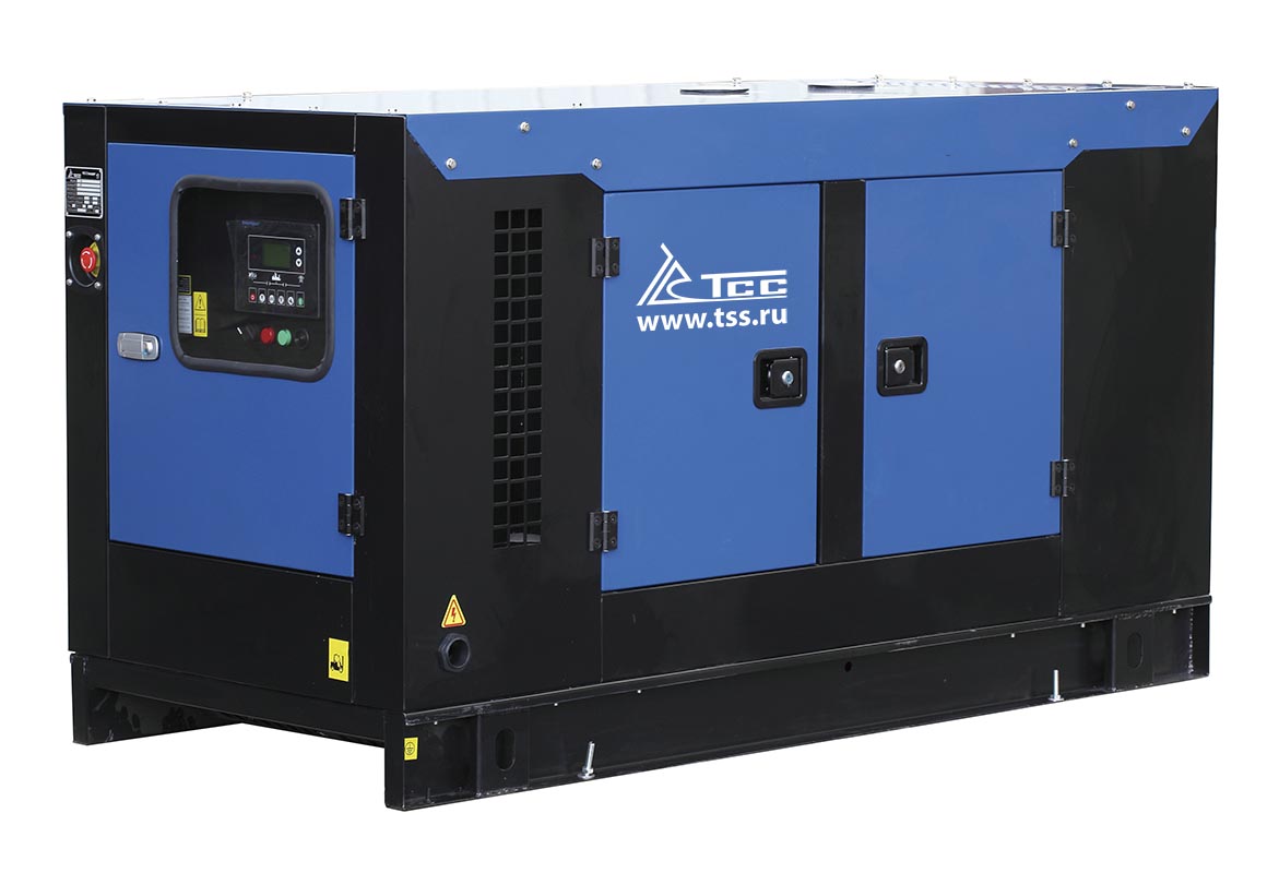 Дизельный генератор ТСС АД-10С-230-1РКМ10 в шумозащитном кожухе (10 кВт) 1 фаза