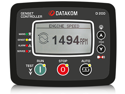 D-200 Контроллер для генератора (MPU, подогрев дисплея) Datakom